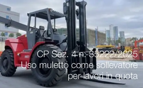 Cassazione Penale Sez. 4 del 29 ottobre 2025 n. 35222